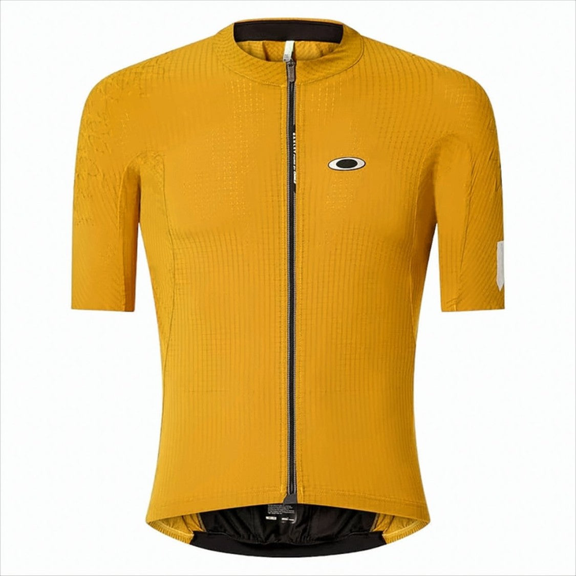 Oakley Yellow Pinstripe Short Sleeves Jersey