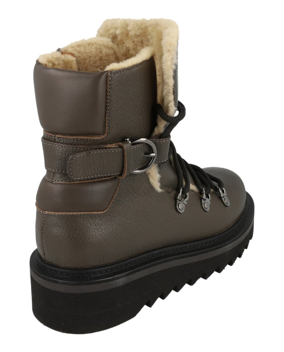 Ferragamo Elimo F Leather Boots