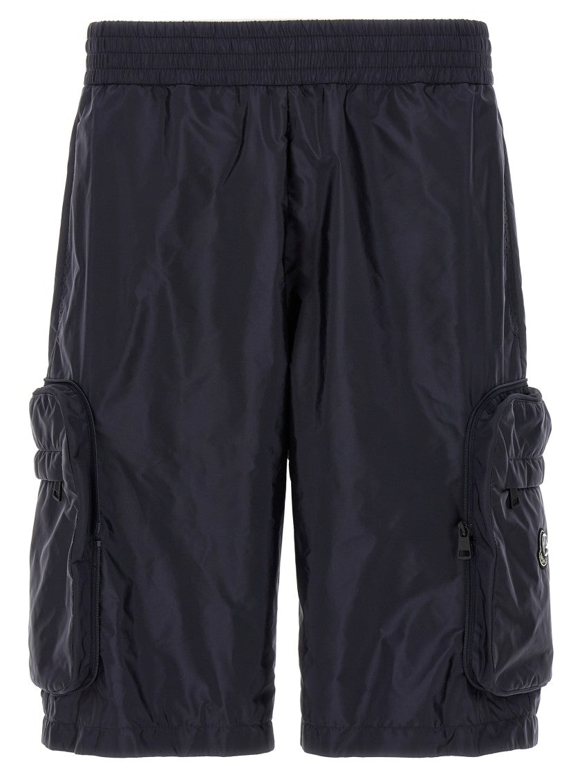 Moncler Genius Technical Fabric Bermuda Shorts With Unique Texture