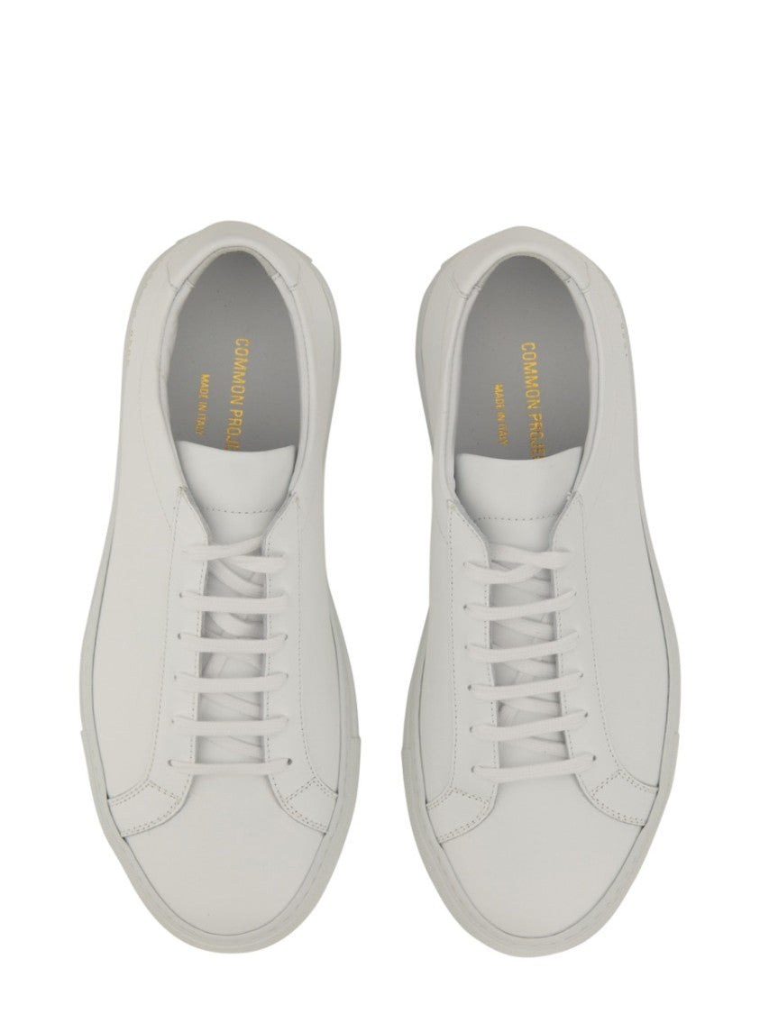 Common Projects White Low Achilles Original Leather Sneakers