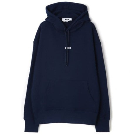 Msgm Pullover Hoodie With Kangaroo Pocket