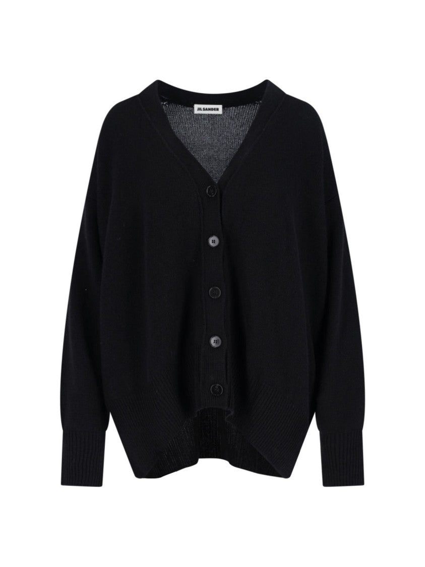 Jil Sander Cashmere Cardigan – Black