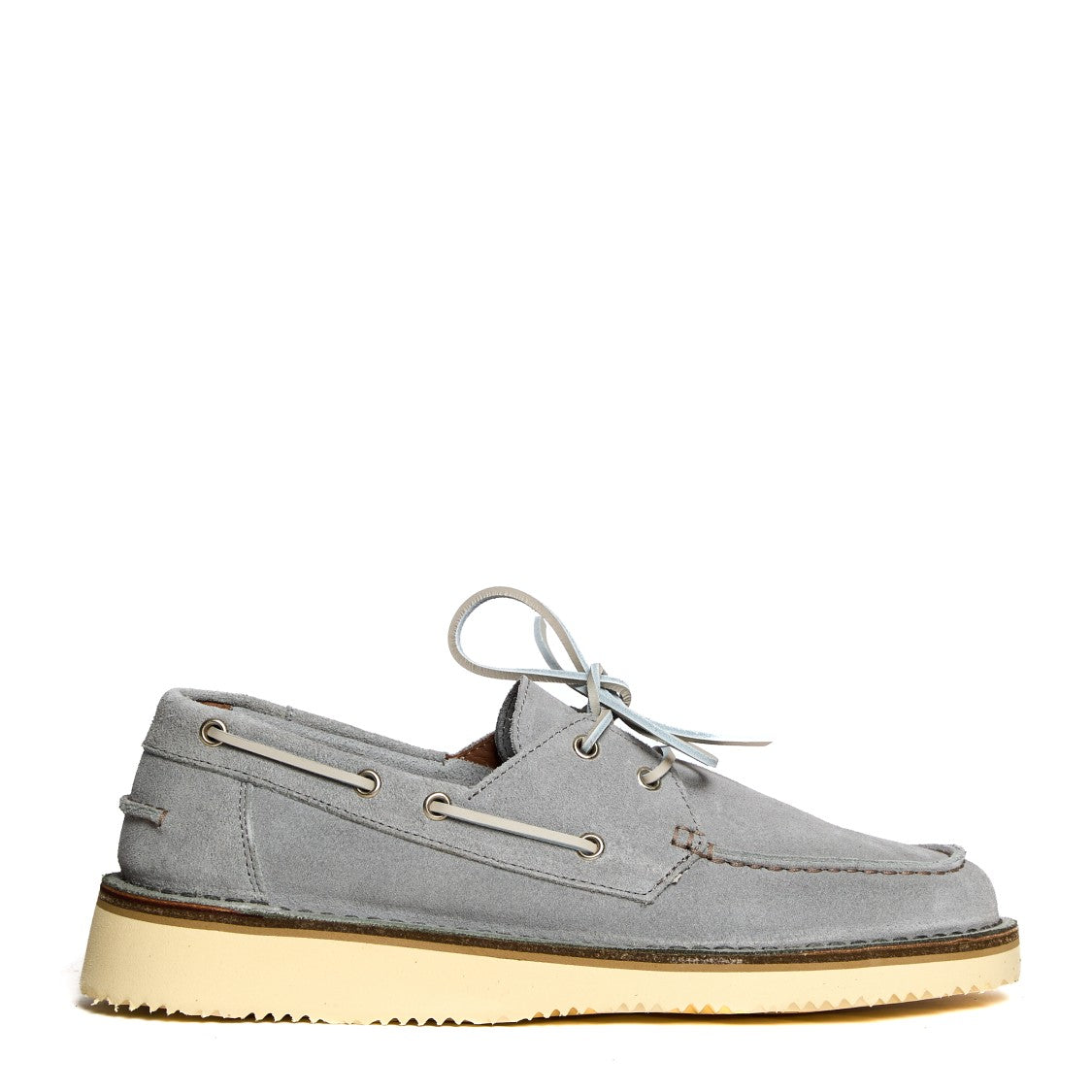 Dondup Suede Boat Shoes With Interchangeable Laces