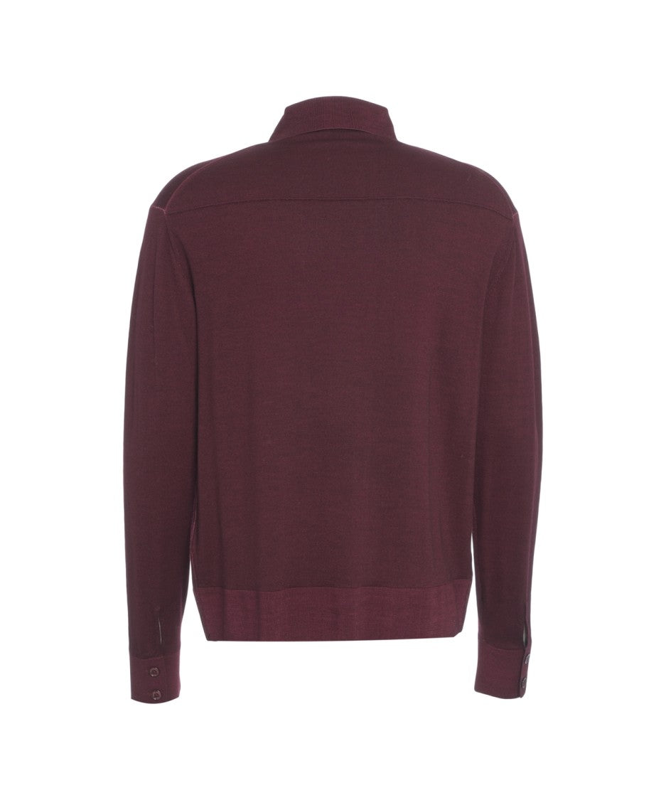 Paolo Pecora Classic Knit Shirt With Collar