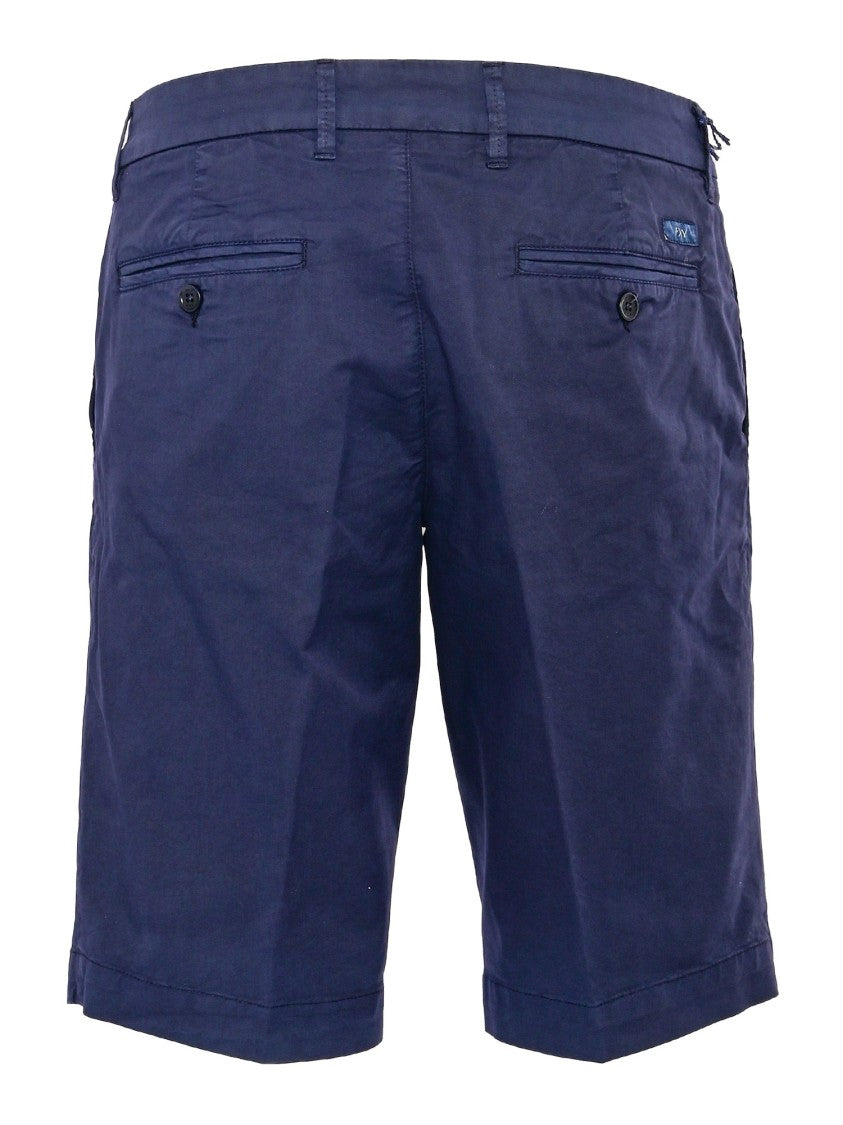 Fay Slim Fit Garment Dyed Chino Short