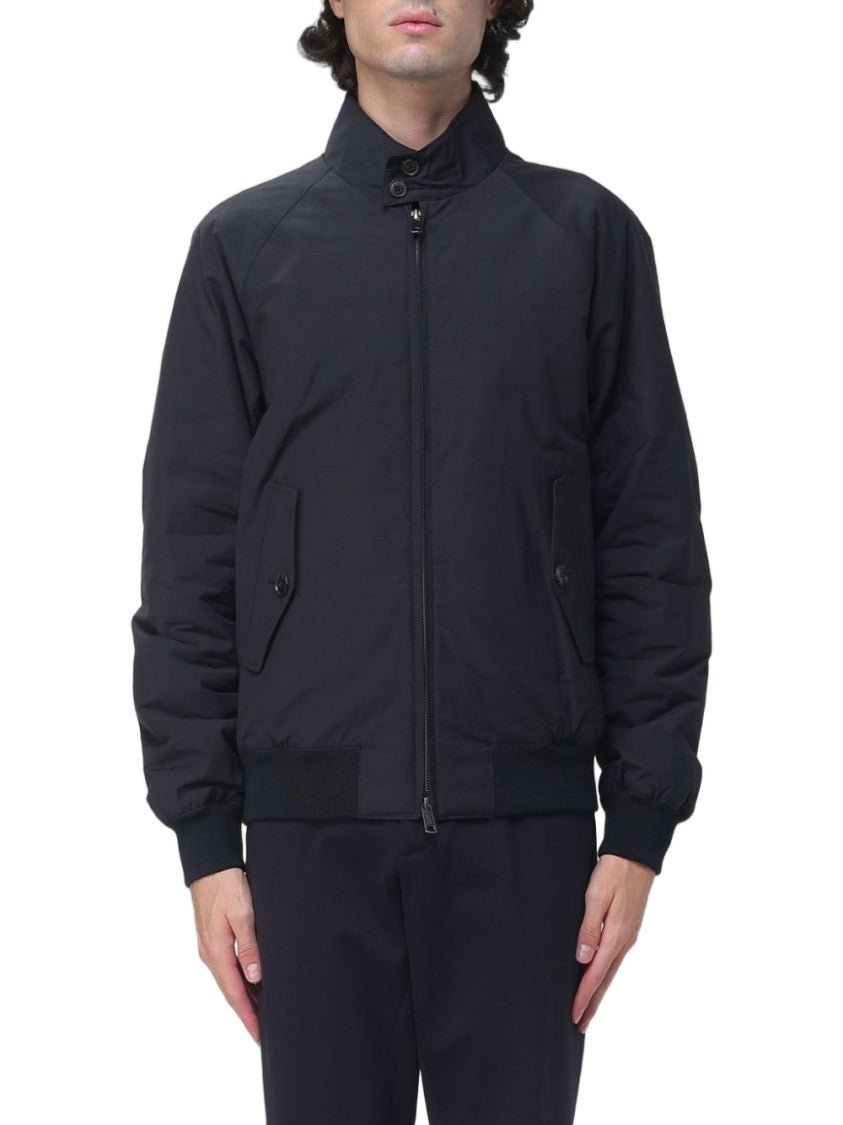 Baracuta Black Classic High Collar Bomber Jacket