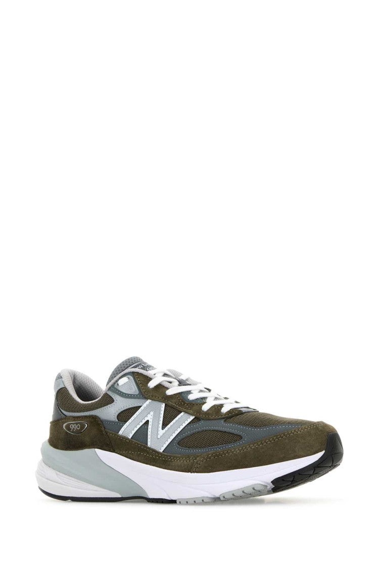 New Balance Multicolor Mesh And Suede 990V6 Sneakers