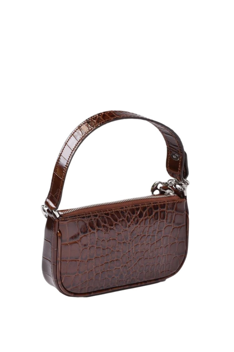 By Far Mini Rachel Bag - Chocolate