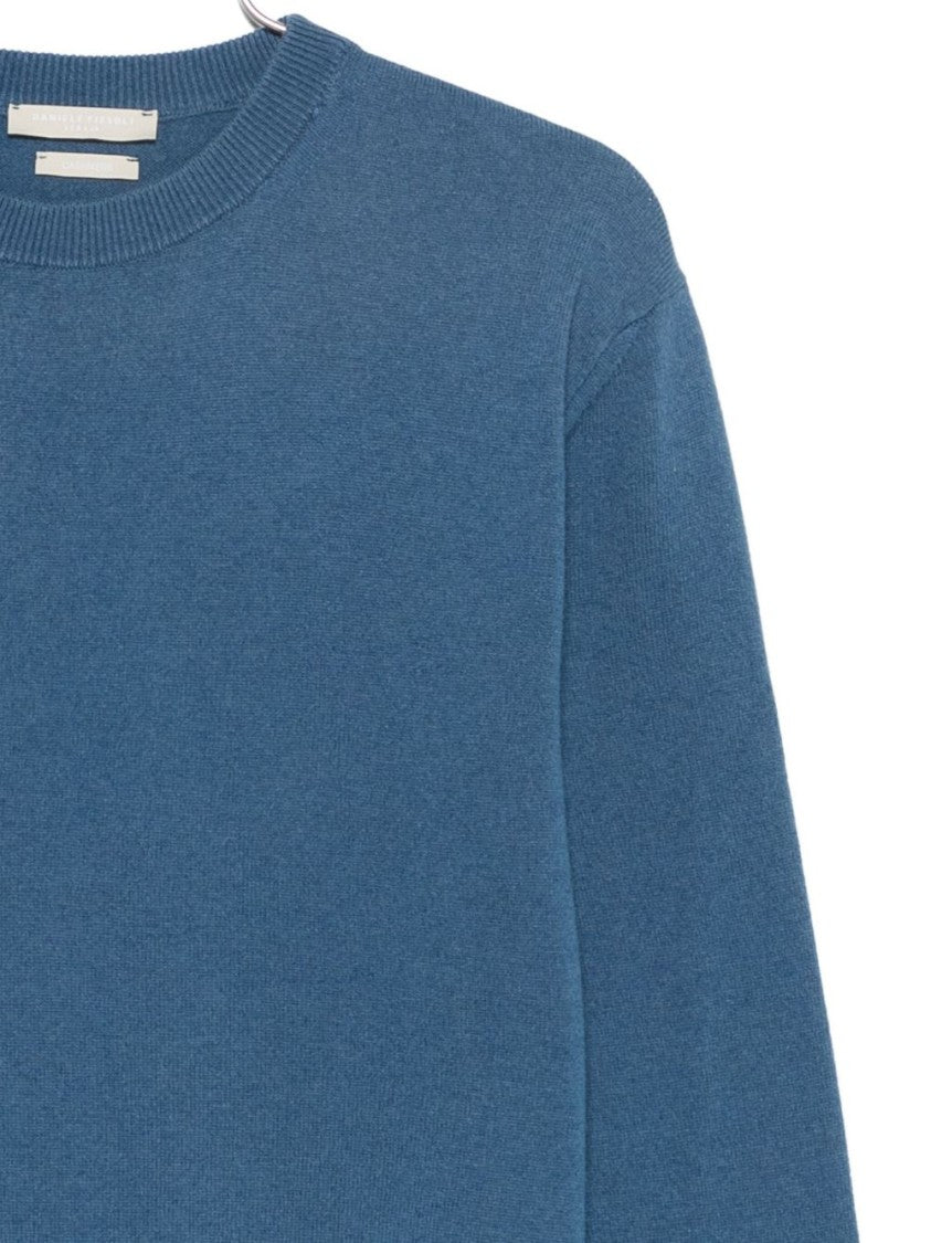 Daniele Fiesoli Crewneck Cashmere Sweater With Fine-Knit Texture