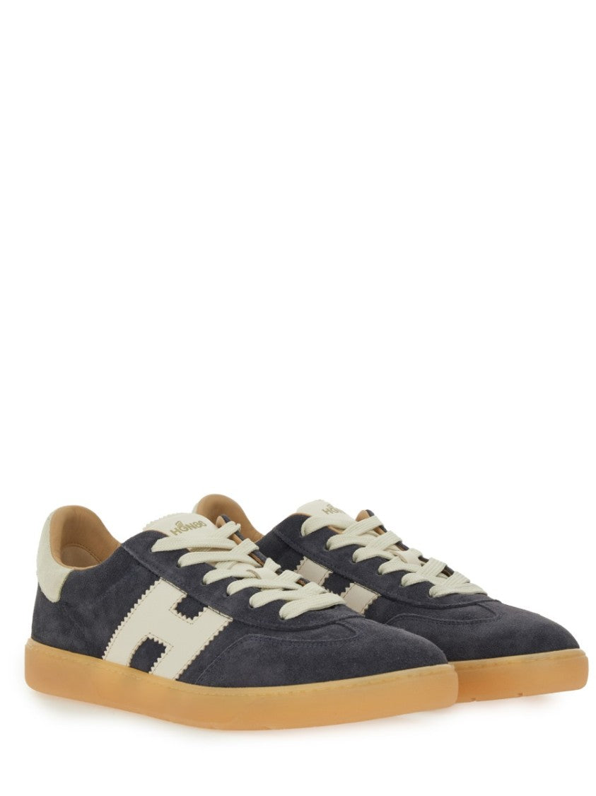 Hogan Cool Minimalistic Low-Top Calfskin Sneakers