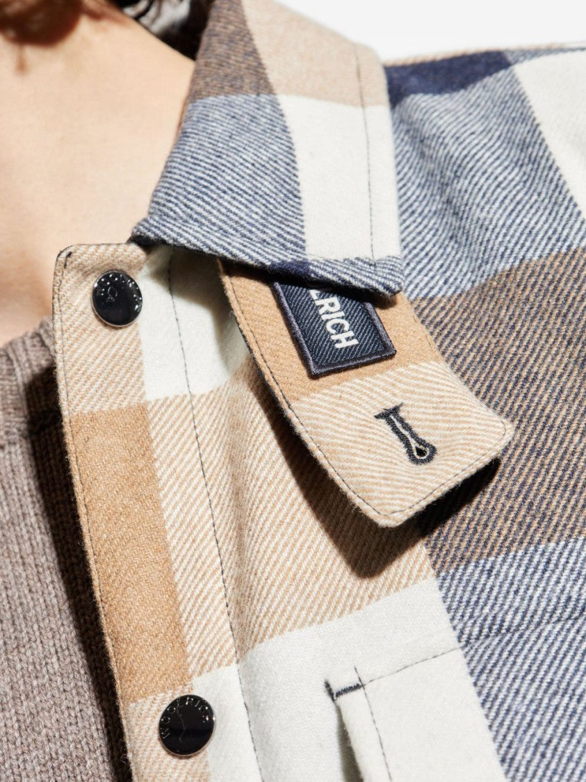 Woolrich Plaid Button-Up Shirt With Chest Pockets