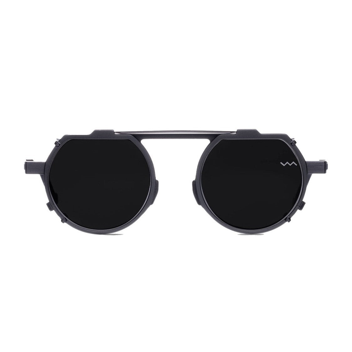 Vava Black Black Label Bl0052 Bio-Acetate Round Sunglasses
