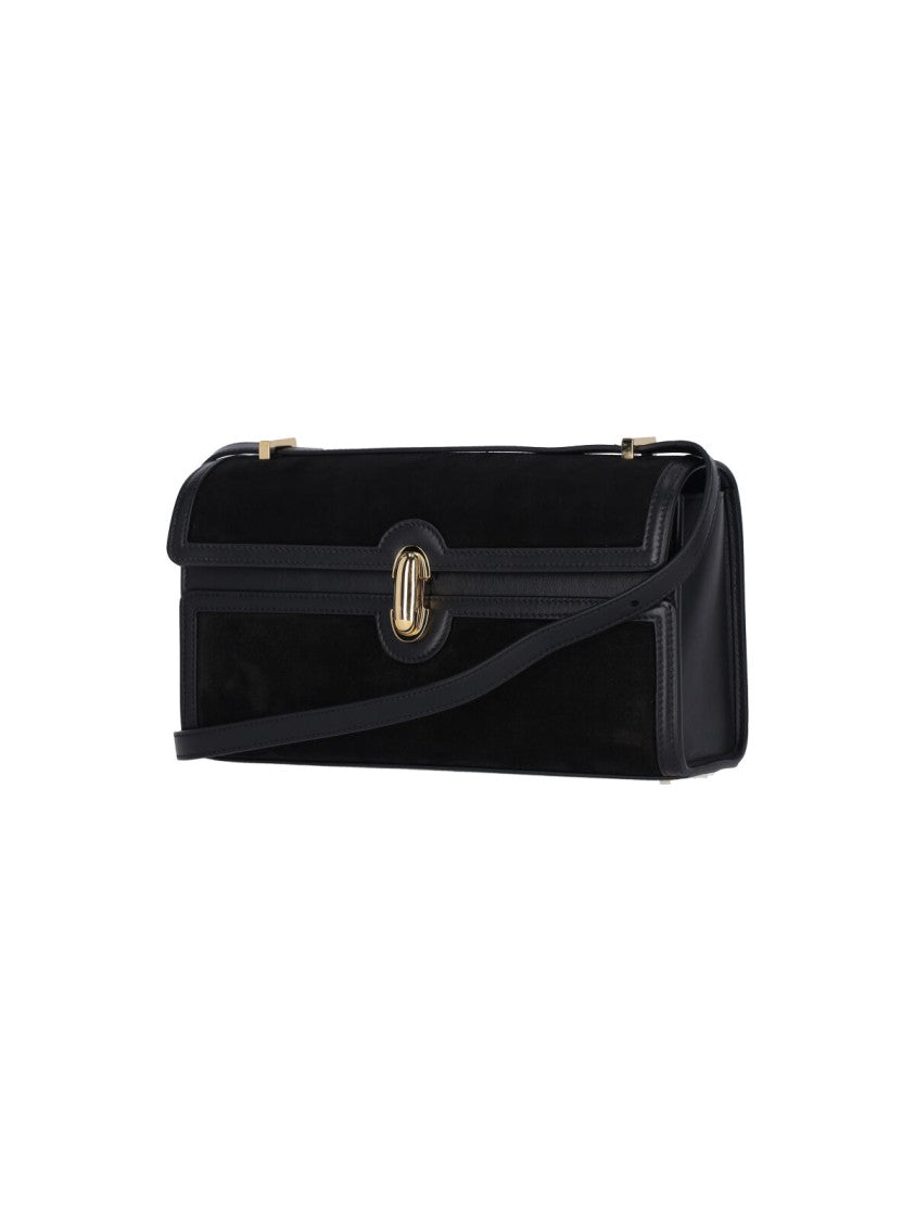 Savette Symmetry 26 Convertible Suede Crossbody Bag