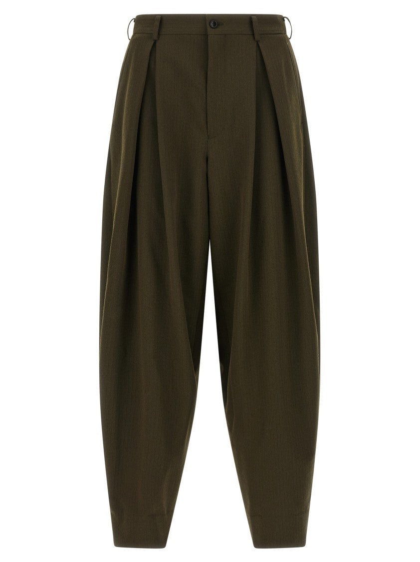Comme Des Garçons Herringbone Wool Pants