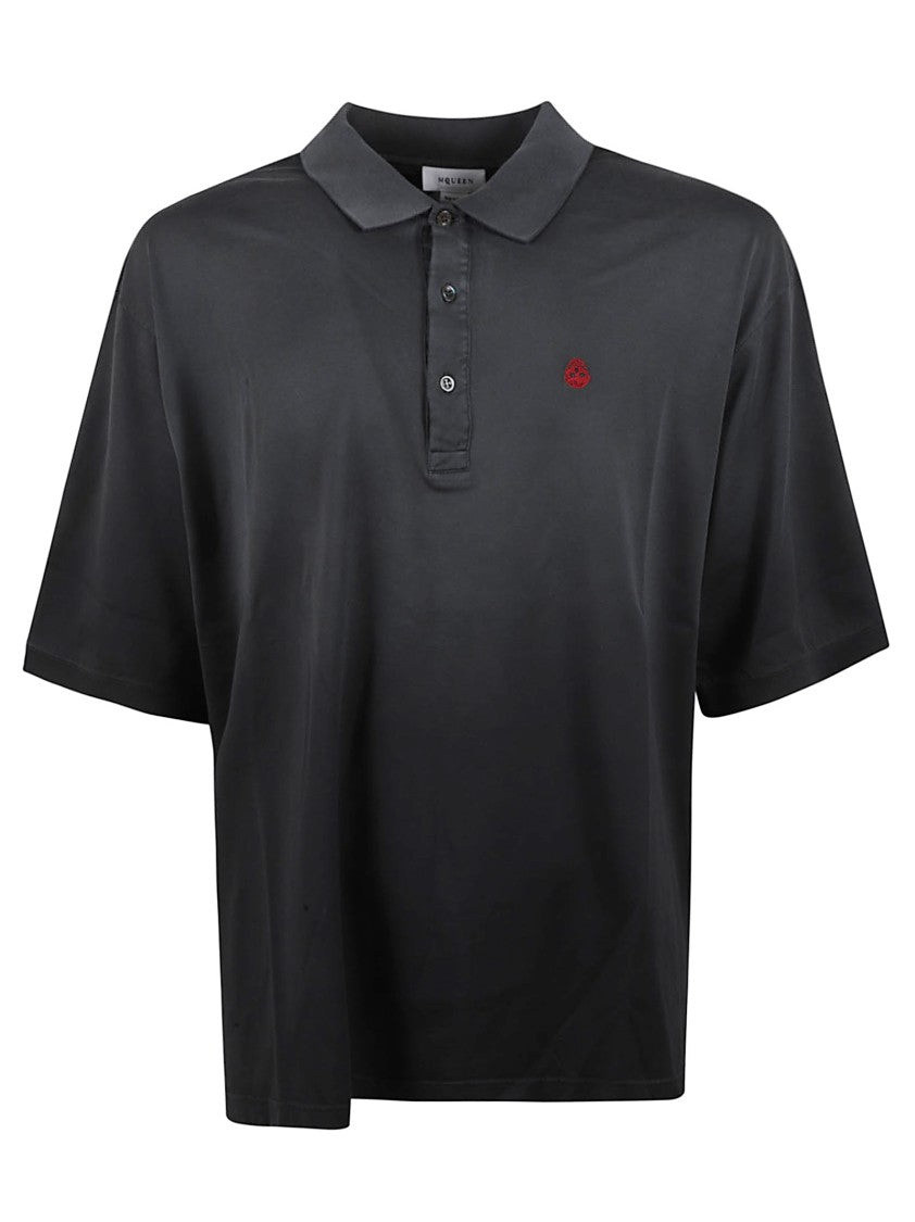 Alexander Mcqueen Polo Shirt With Classic Collar