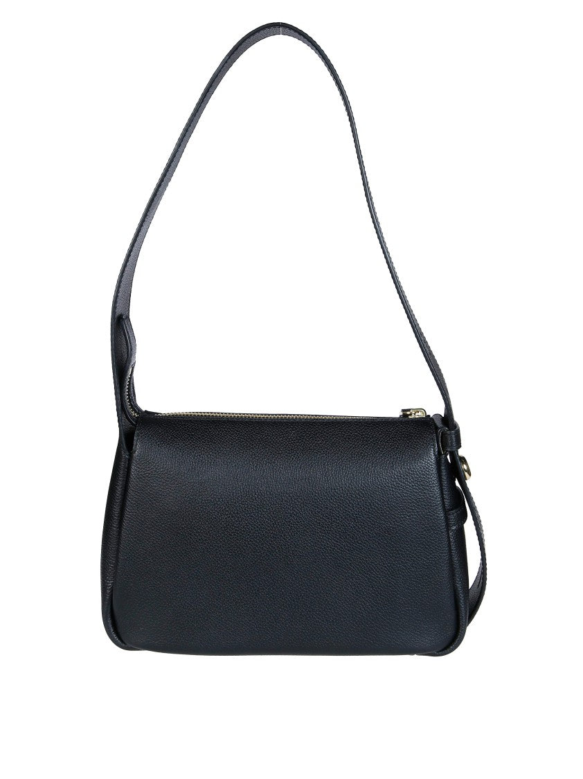 Tory Burch Black Romy Small Leather Shoulder Bag