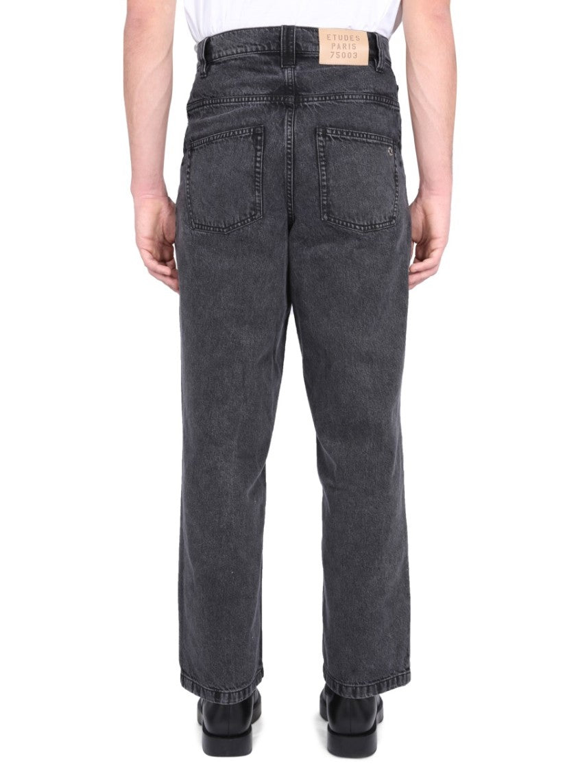 Études High-Waisted Straight-Leg Jeans