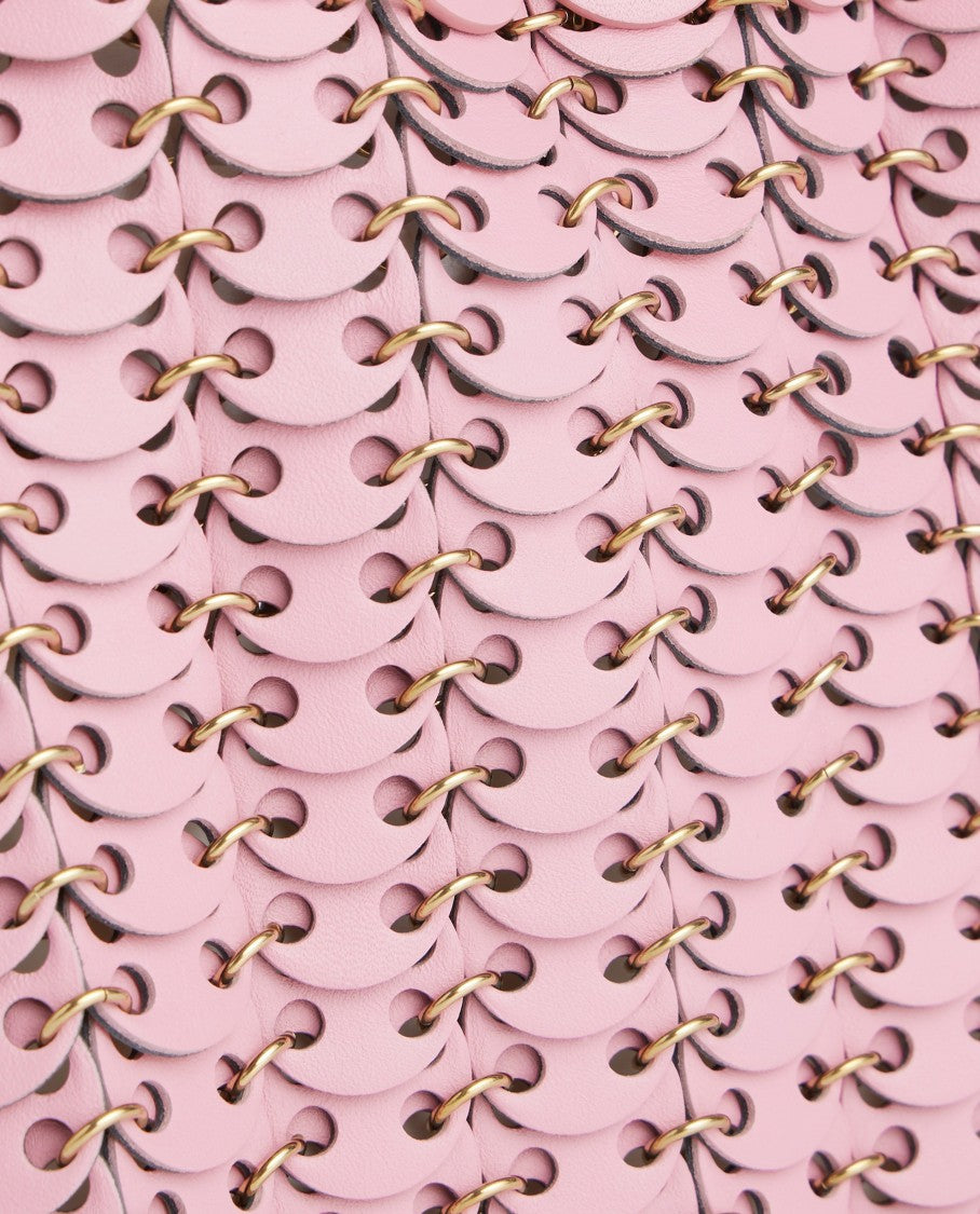 Rabanne Pink/Gold Structured Shopping Bag