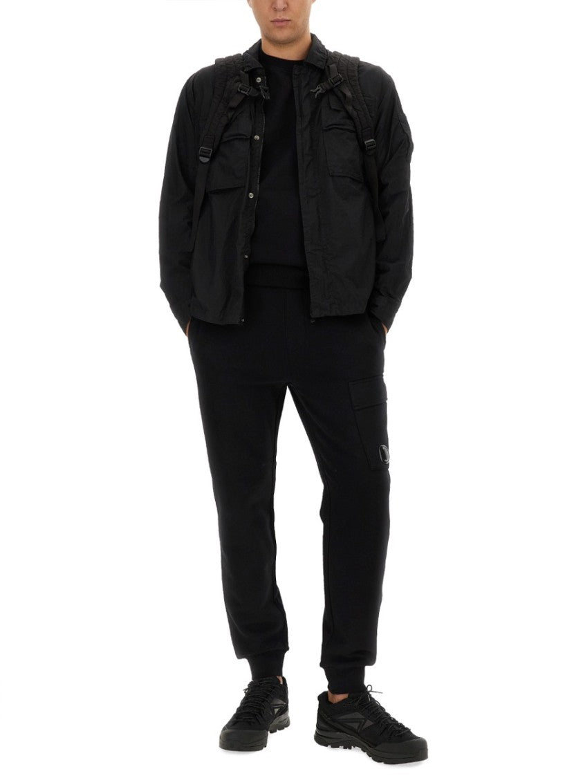 C.P. Company Relaxed Fit Black Oversize Shirt