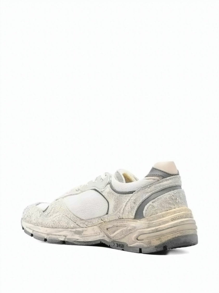 Golden Goose Distressed Low-Top Sneakers With Signature Star Detail