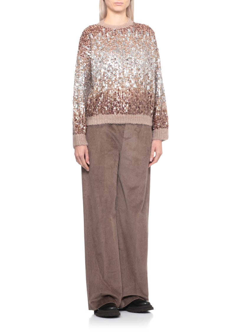 Brunello Cucinelli Brown Mohair Sweater