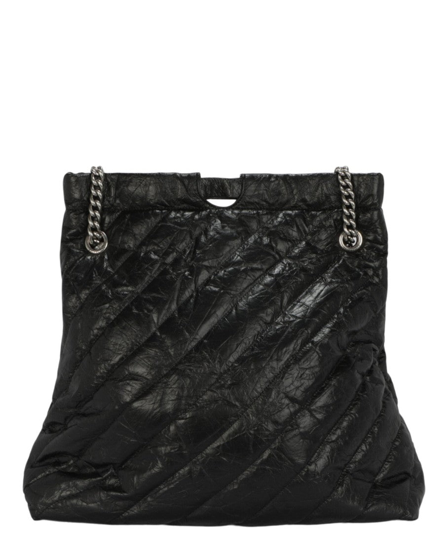 Balenciaga Quilted Medium Tote With Distressed Calfskin Leather