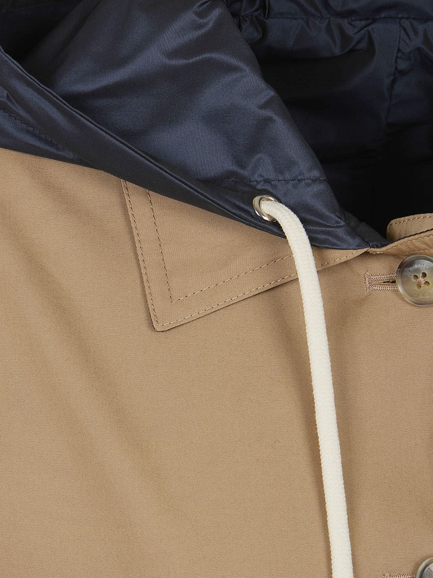 Herno Reversible Padded Jacket With Water-Repellent Cotton Gabardine Exterior