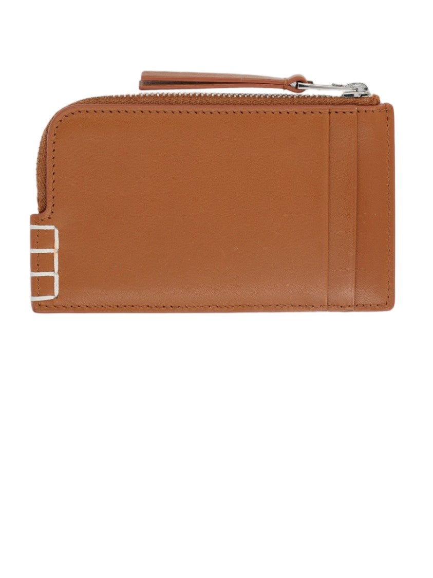 J. W. Anderson Rectangular Zip Smooth Leather Wallet