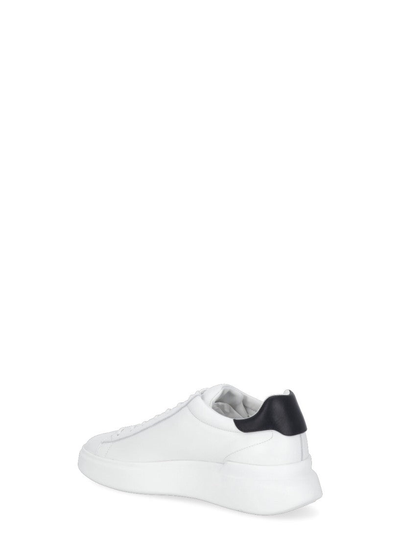 Hogan White H580 Contrasting Heel Sneakers