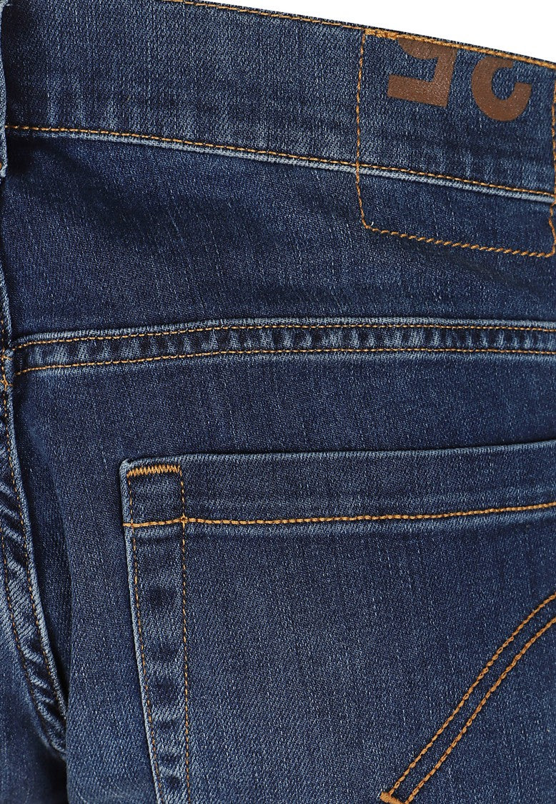 Dondup Skinny Fit Jeans With Medium Denim Wash And Turn-Ups