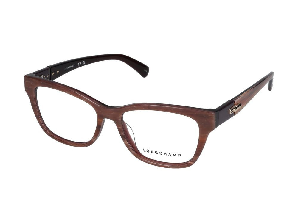 Longchamp Eyeglasses Longchamp Lo2697 604 Red Marble 53/16/140