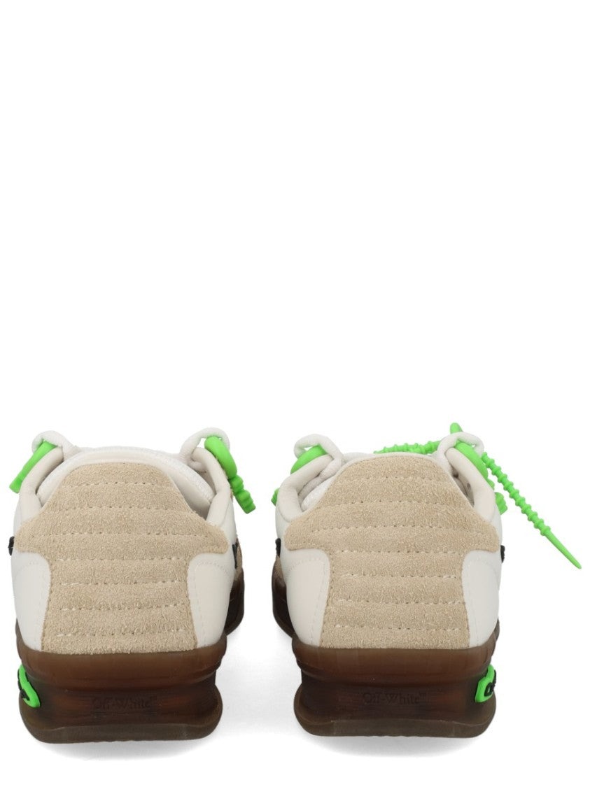 Off-White Beige End Of Play Suede Sneakers