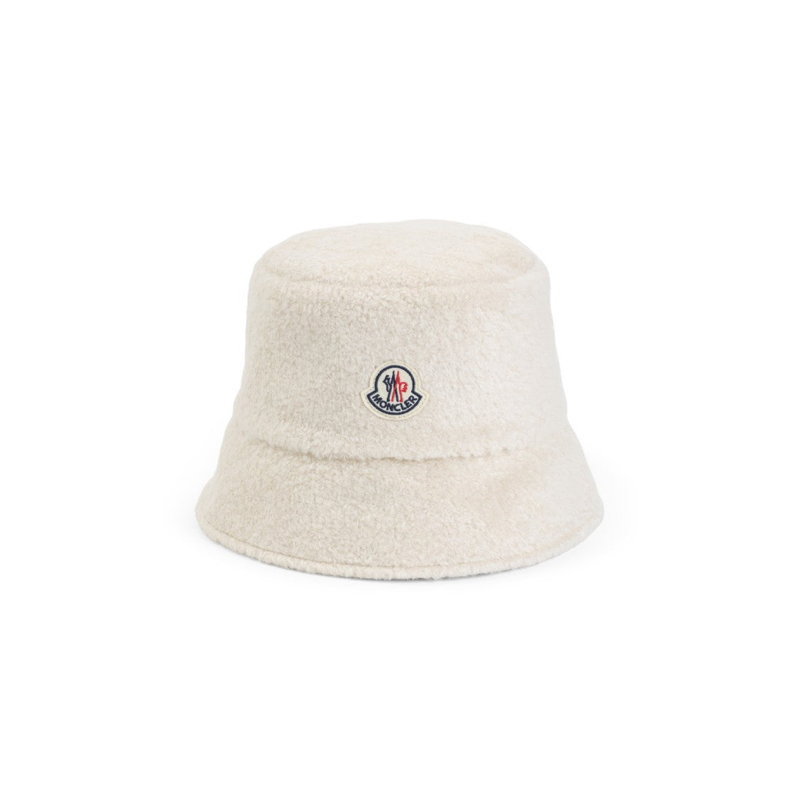 Moncler Plush Bucket Hat In Soft Acrylic-Cotton Blend