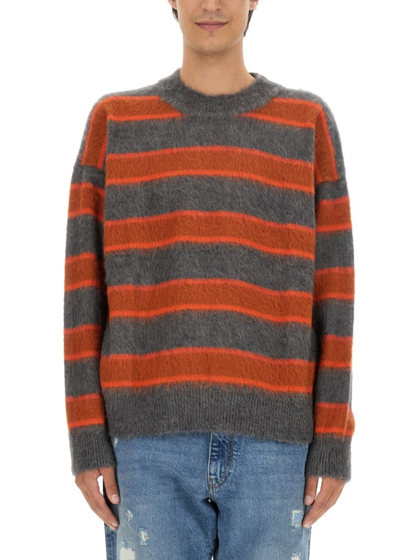 Amish Oversized Striped Sweater