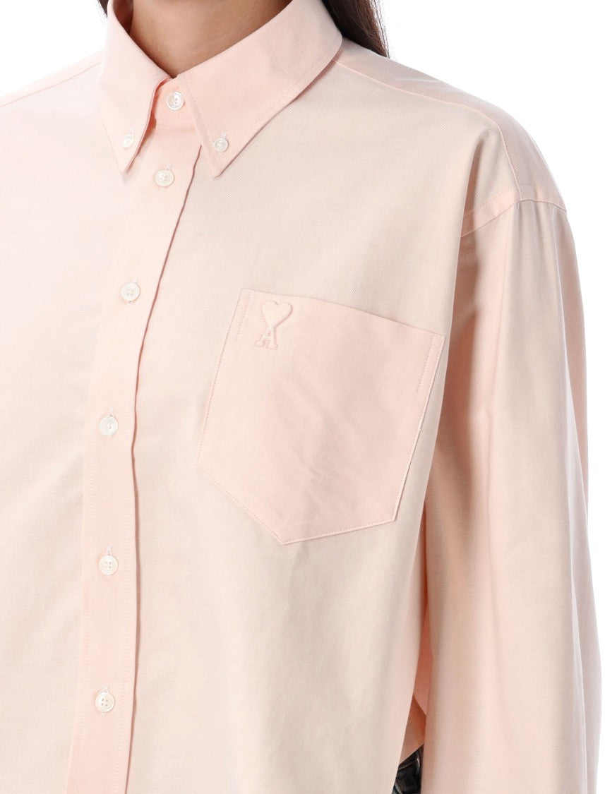 Ami Oxford Cropped Shirt