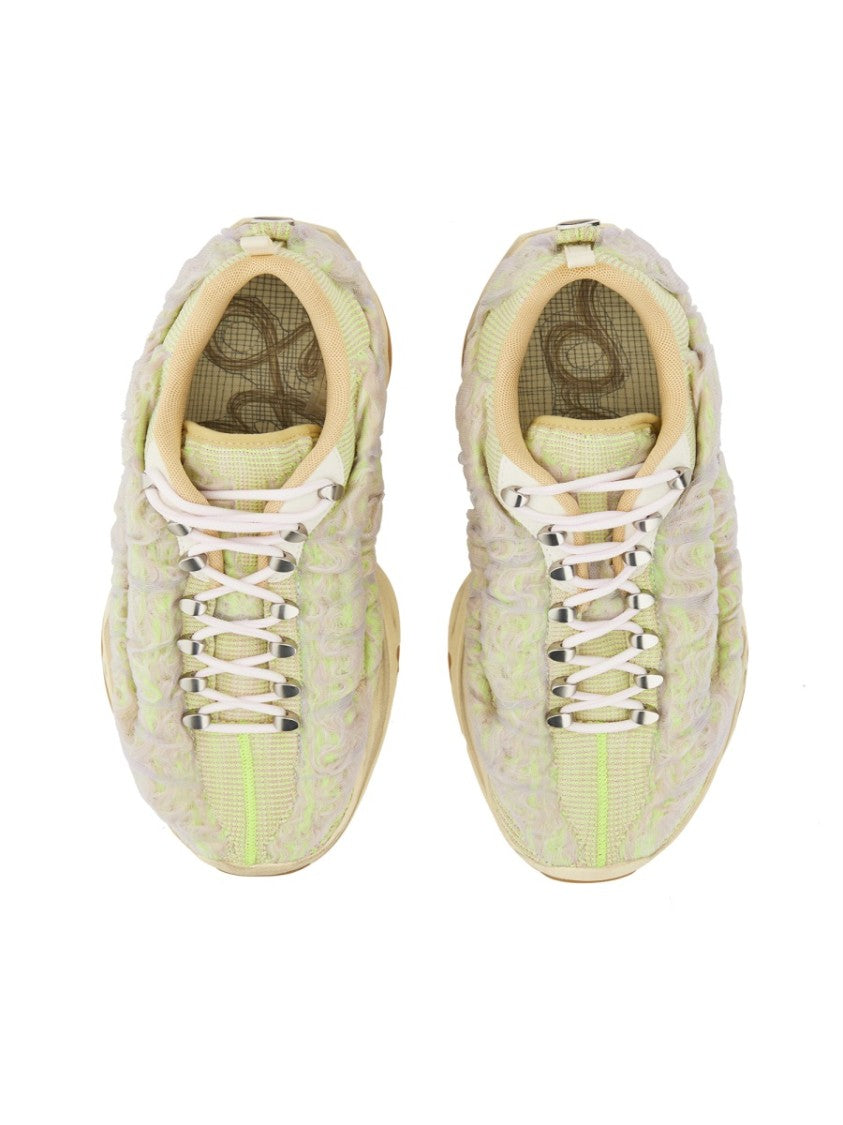 Acne Studios Gradient Textured Sneaker With Thick Rubber Sole