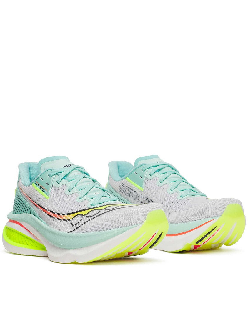 Saucony Light Grey Endorphin Azura Running Sneakers