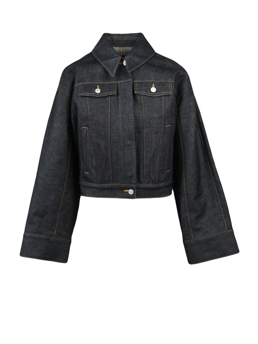 Givenchy Short Denim Coat - Night Blue