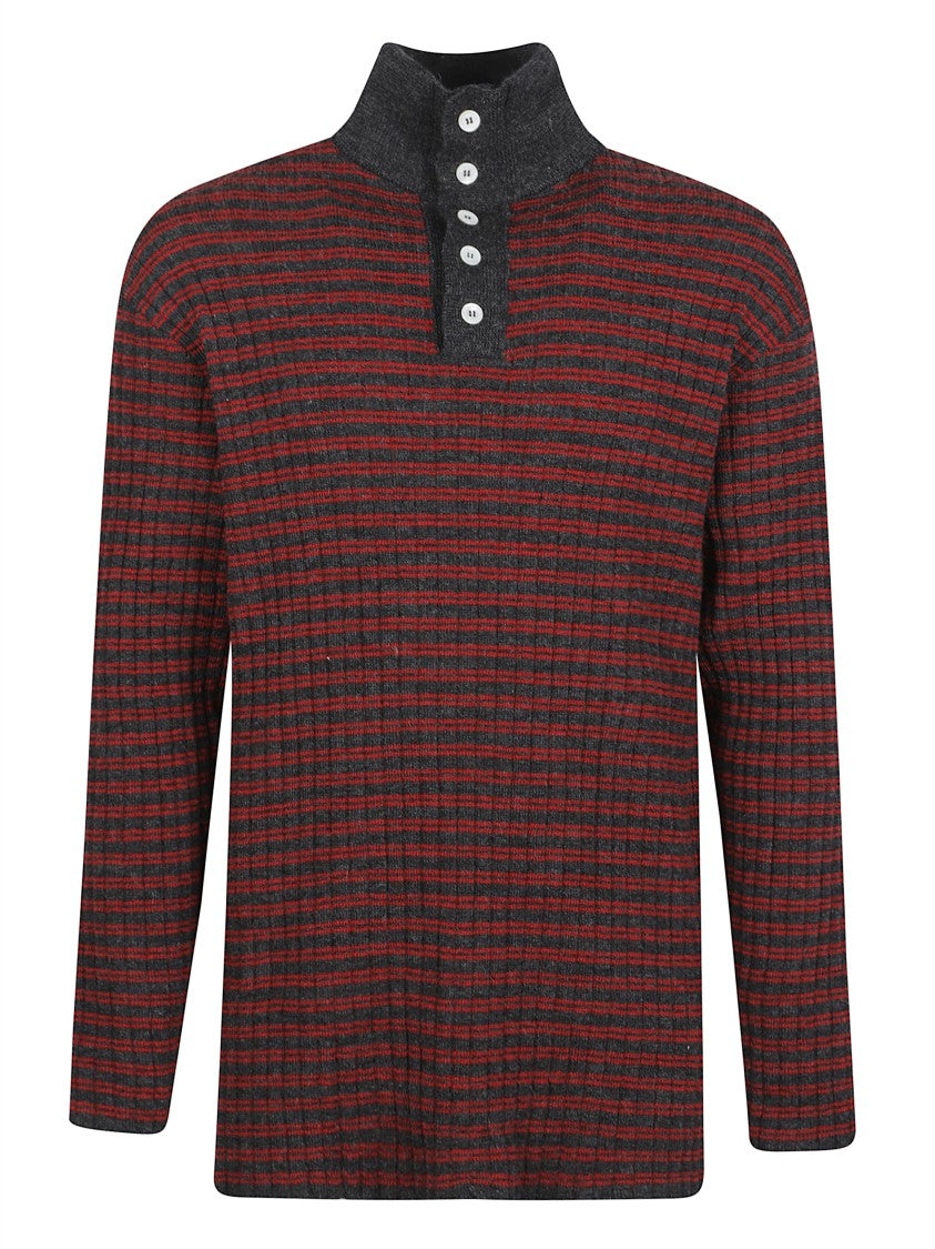 Namacheko Luther Striped Highneck Pullover