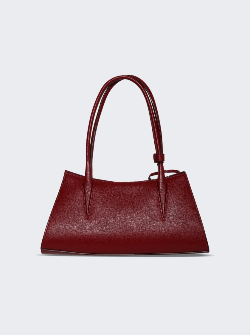 Mugler Grained Fang Bag Red