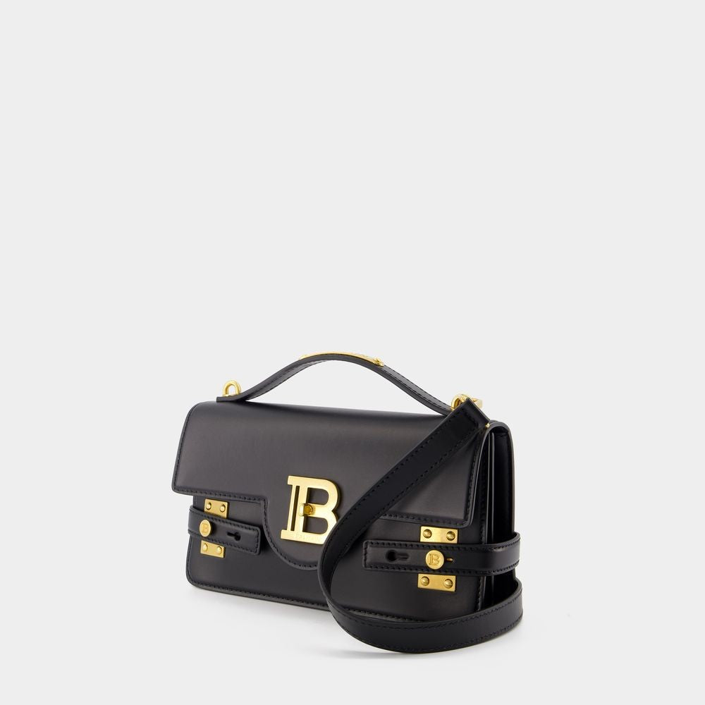 Balmain B-Buzz 24 Crossbody - Leather - Black