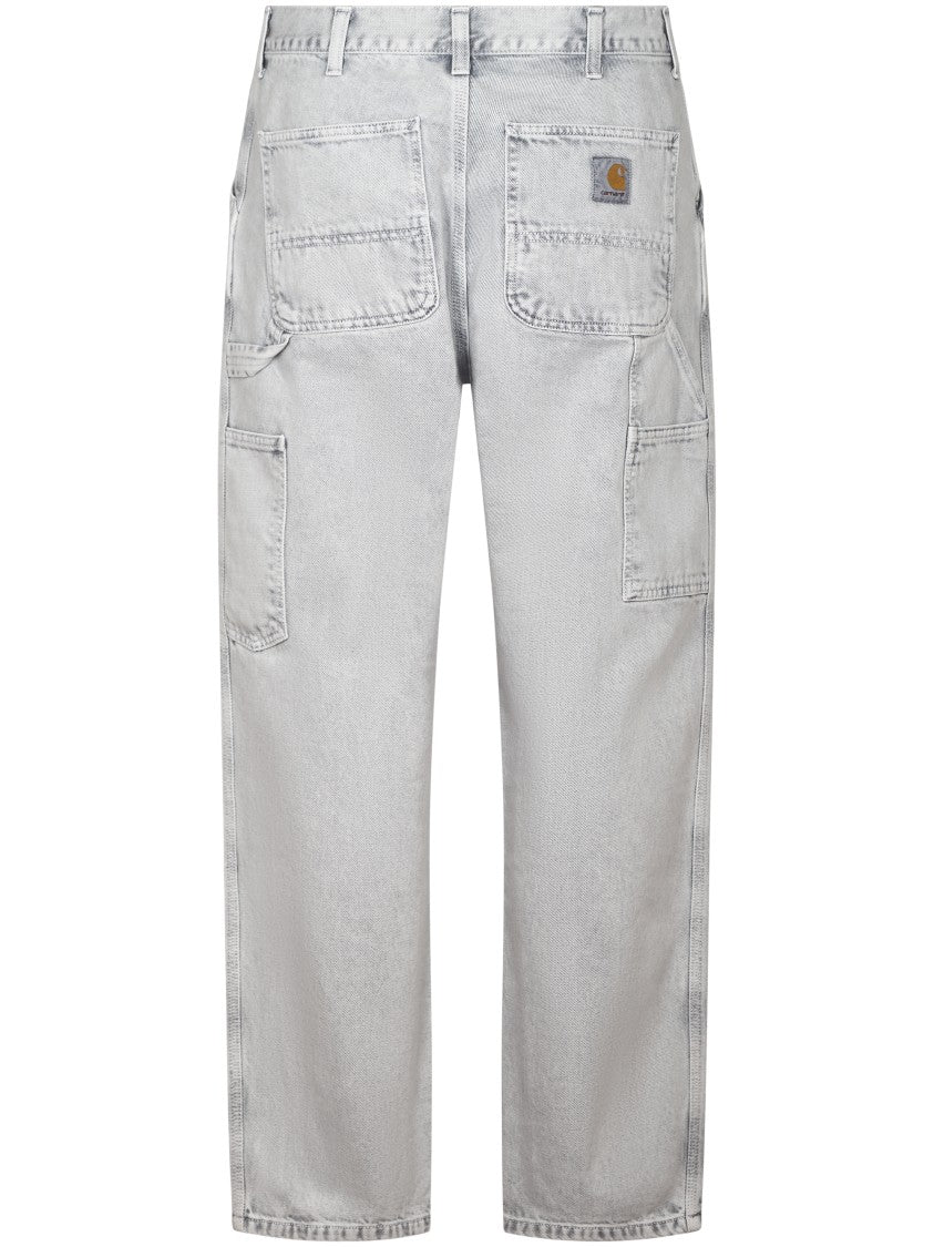 Carhartt Wip Relaxed Fit Straight Leg Cotton Denim Trousers