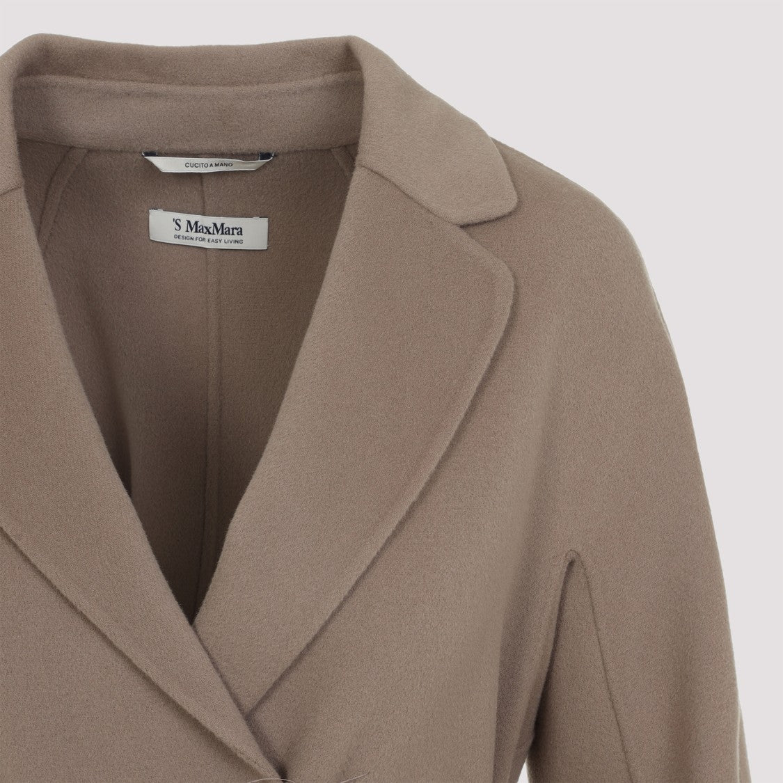 Max Mara Roc Camel Brown Virgin Wool Esturia Coat