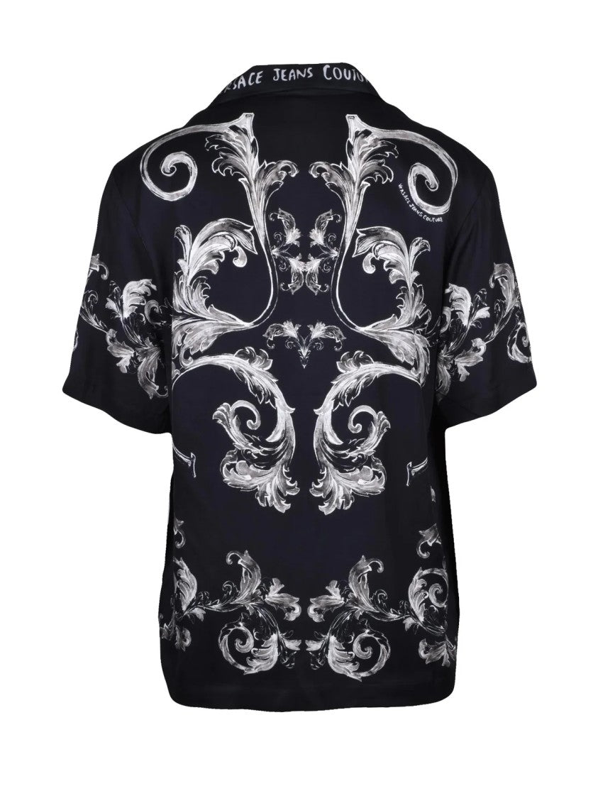 Versace Jeans Couture Short-Sleeved Black Shirt