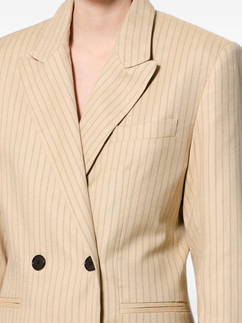 Isabel Marant Tailored Double-Breasted Pinstripe Jacket