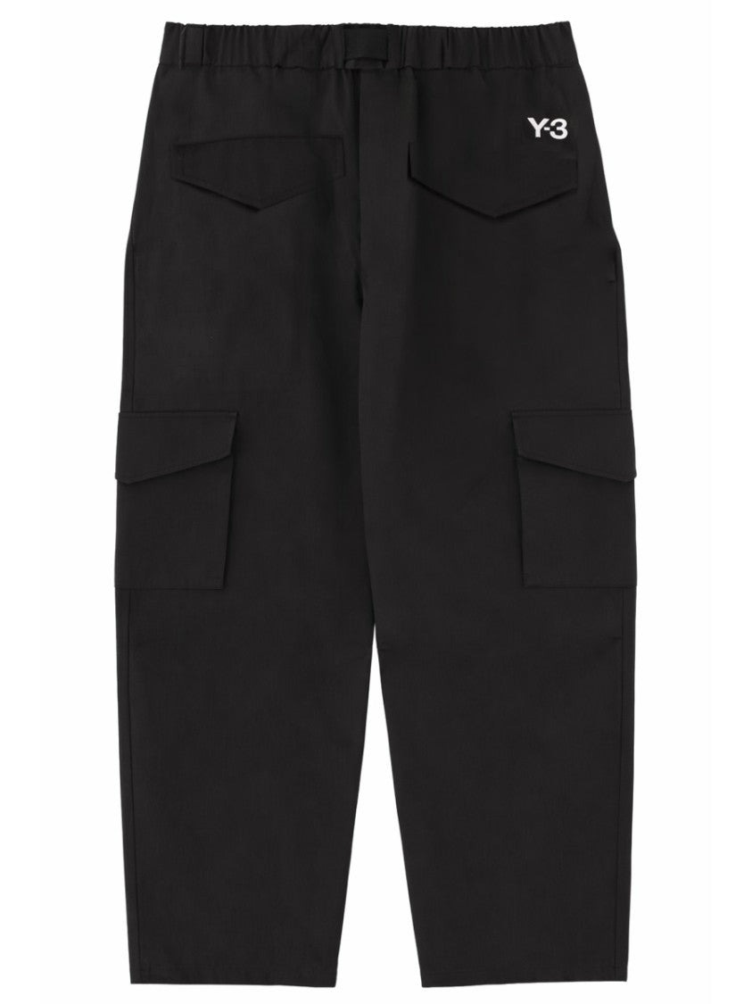 Y-3 X Amg Relaxed Fit Cargo Pants With Logo Details