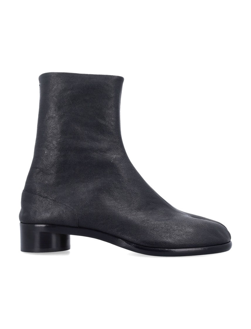 Maison Margiela Tabi Split Toe Leather Ankle Boots