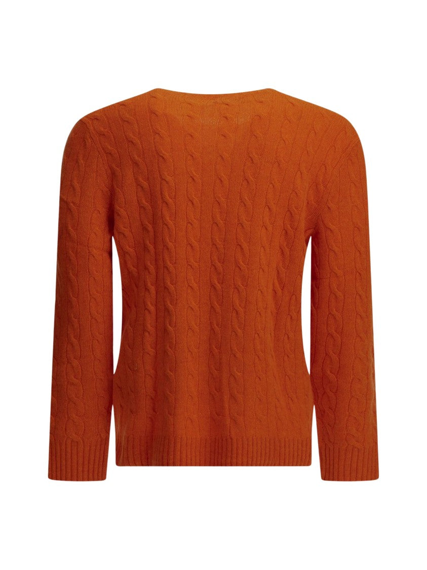 Polo Ralph Lauren Cable-Knit Wool-Blend Crewneck Sweater