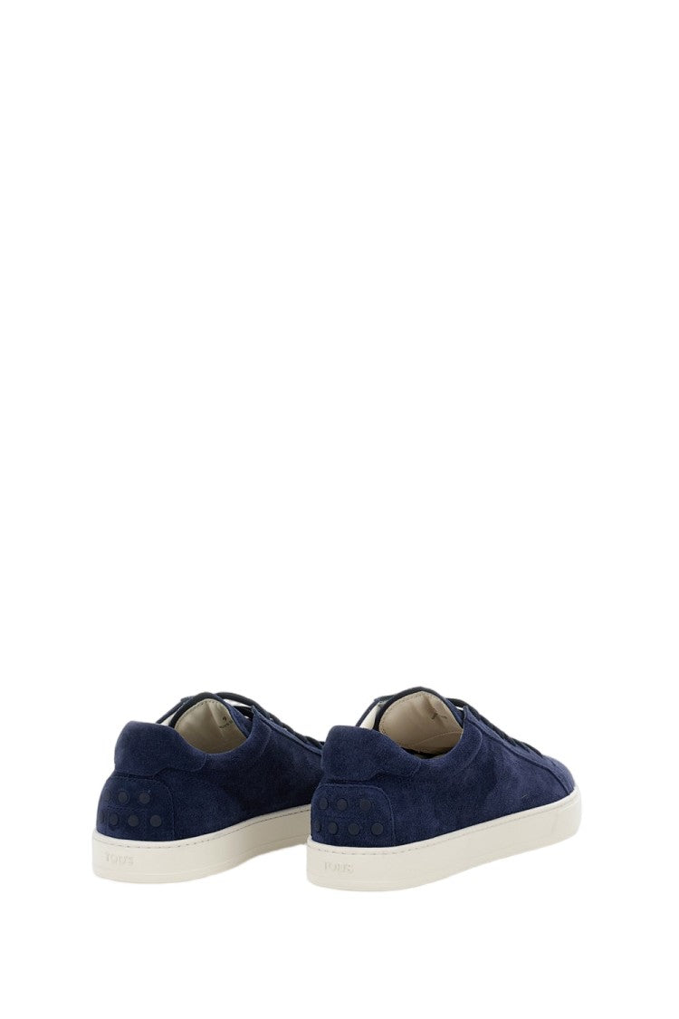 Tod's Low-Top Suede Sneakers With Discreet Logo