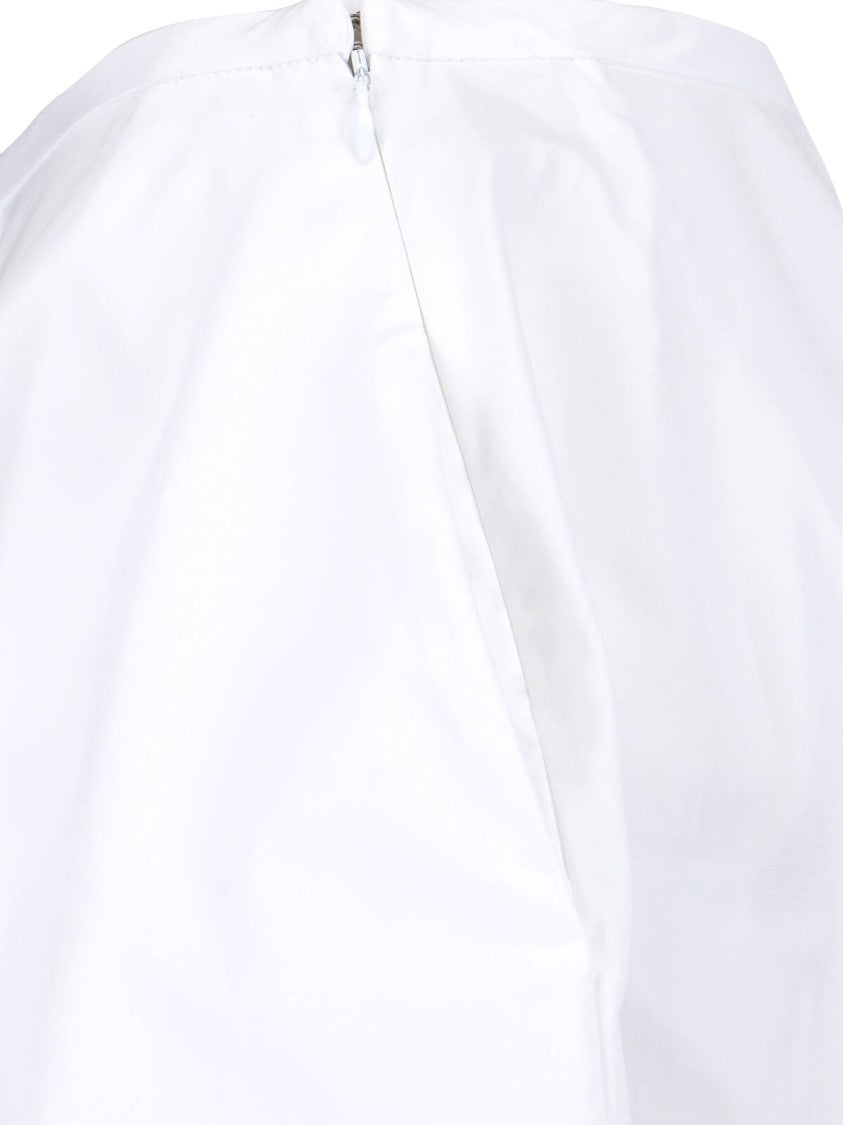 Aspesi White Midi Skirt
